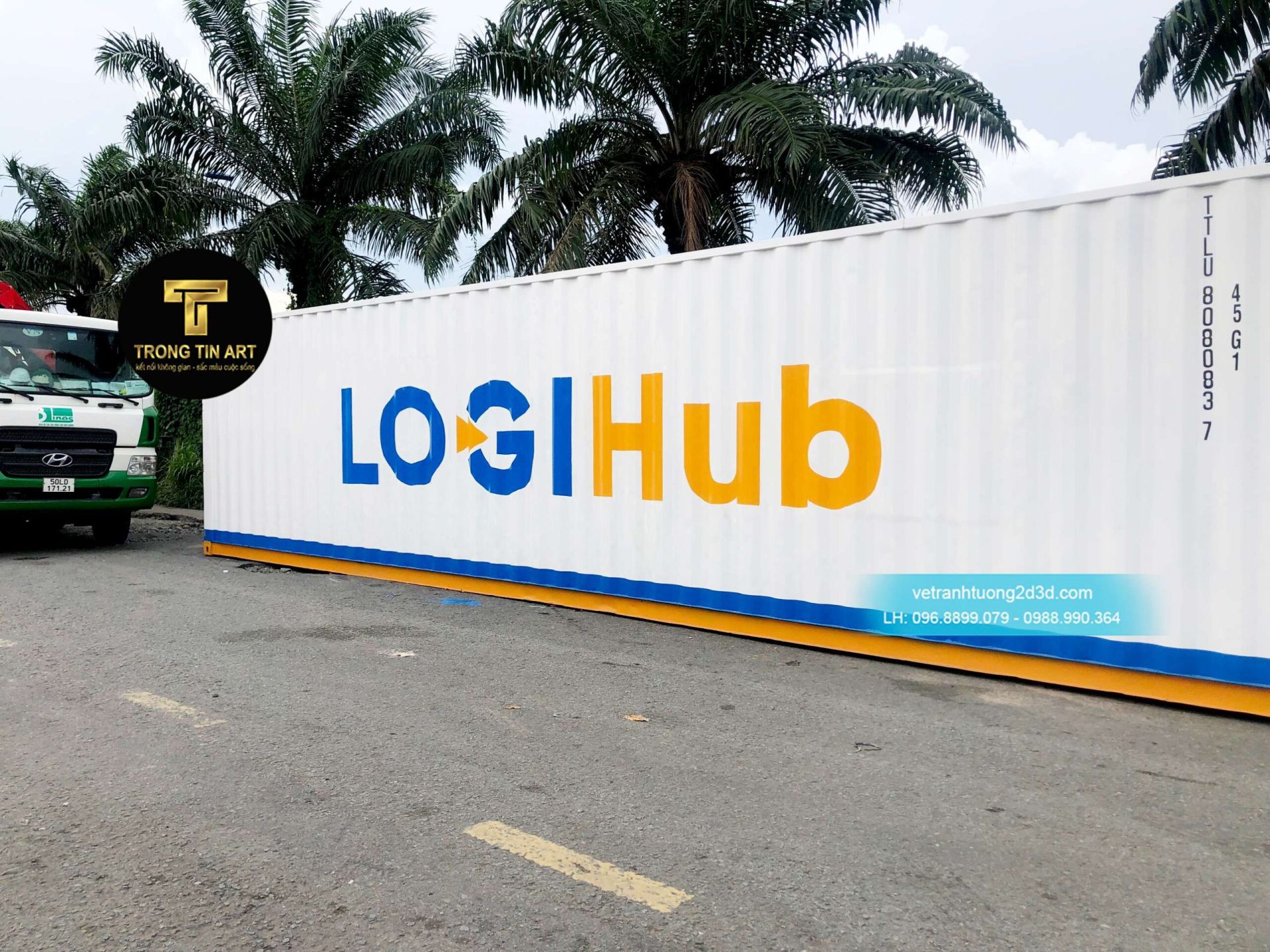 vẽ logo lên container,dịch vụ vẽ logo container,vẽ logo doanh nghiệp trên container,vẽ tranh logo công ty,vẽ tranh lên container