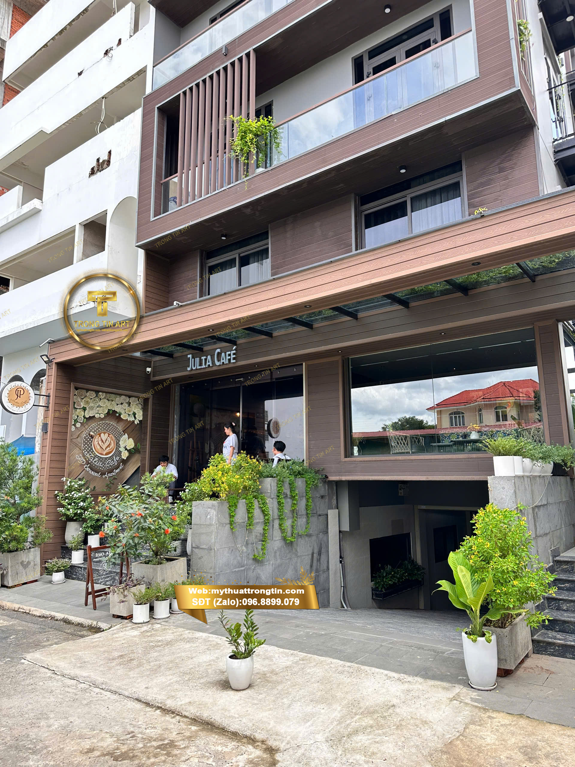 vẽ tranh tường cafe,vẽ tường cafe đẹp,vẽ tranh tường coffee,vẽ tường phong cách tropical,vẽ tranh 3D quán cà phê,vẽ tranh tường vintage 