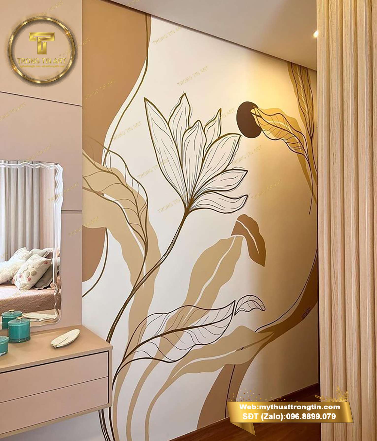 tranh trang trí spa, tranh vẽ spa, tranh hoa sen spa, tranh tropical spa, tranh line art spa, vẽ tranh tường spa, tranh phụ nữ nghệ thuật spa