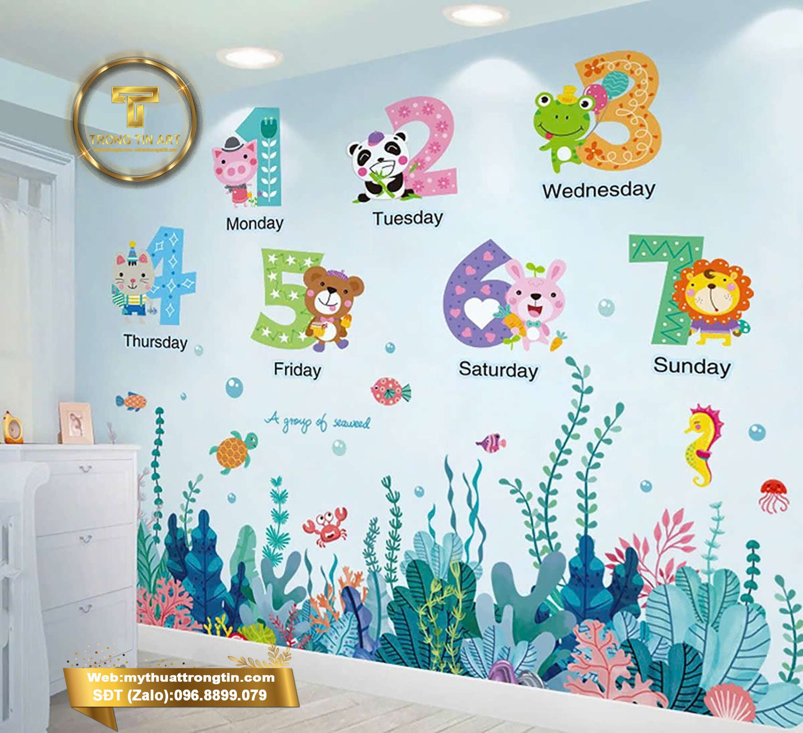 vẽ tranh tường mầm non đại dương, tranh tường đại dương cho bé, vẽ tranh sinh vật biển mầm non, tranh tường lớp học đại dương, thi công tranh tường mầm non, vẽ tường chủ đề biển, tranh tường cá heo, tranh tường san hô, vẽ tranh tường mầm non đẹp, tranh tường mầm non sáng tạo.