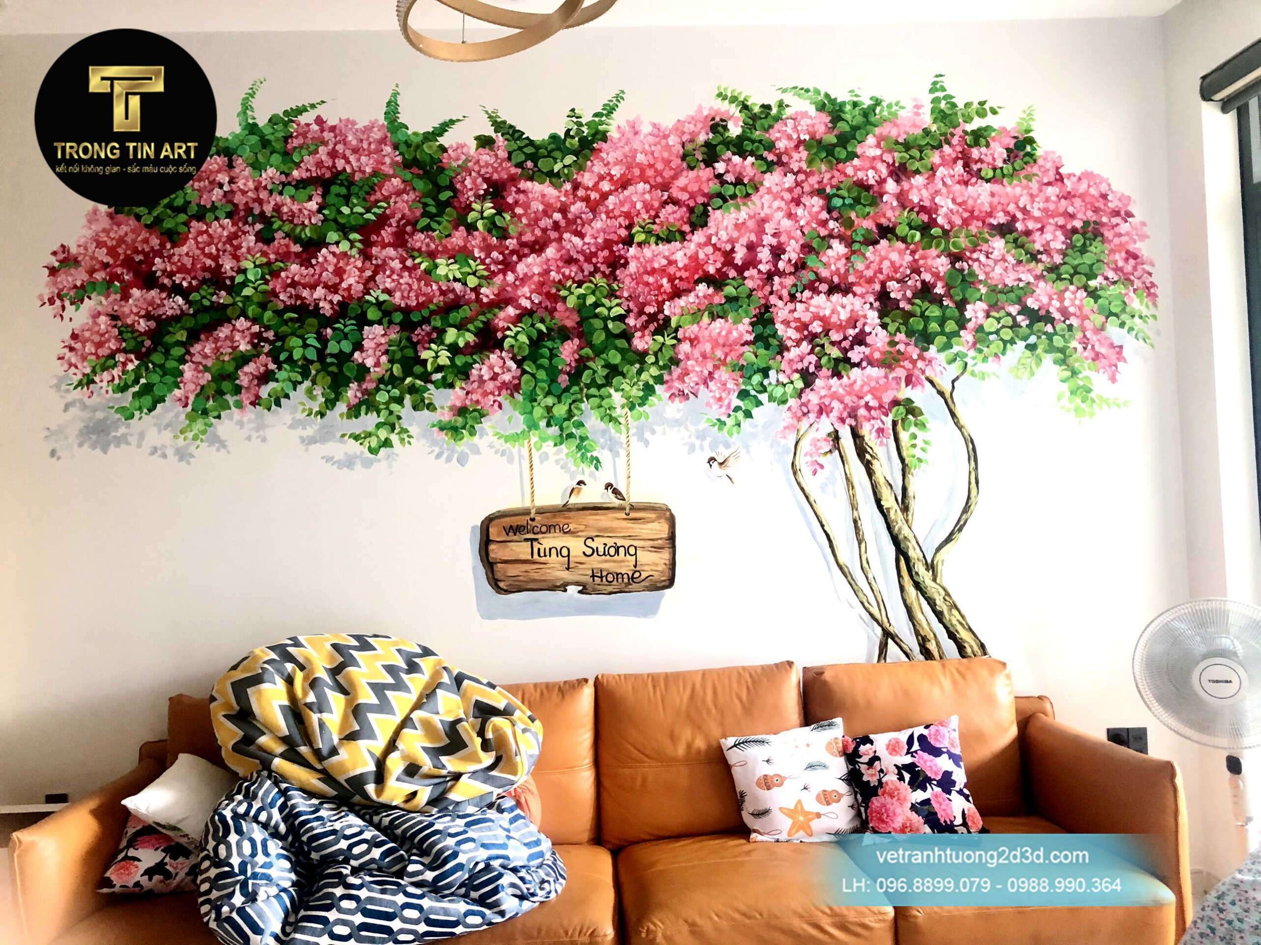 vẽ tranh tường tại Phú Quốc, vẽ tranh tường quán cafe Phú Quốc, tranh tường spa Phú Quốc, tranh tường khách sạn resort, vẽ tranh 3D Phú Quốc