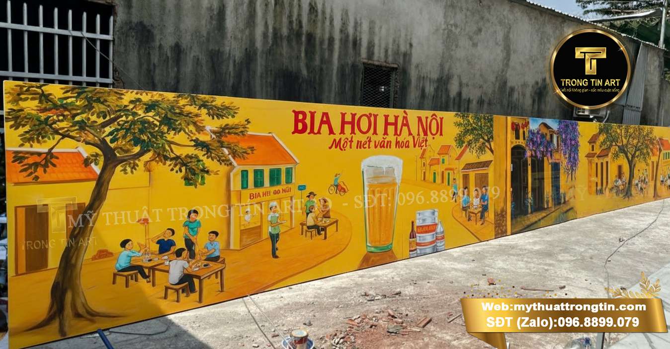 vẽ tranh tường quán bia hơi, vẽ tranh bia hơi hà nội, vẽ tranh tường phố cổ hà nội, tranh tường bia hơi dân dã, vẽ tranh tường quán nhậu, vẽ tranh bia hơi vui nhộn, tranh tường quán bia hơi đẹp, vẽ tranh bia hơi phong cách xưa, vẽ tranh bia hơi 3d, vẽ tranh quán bia hơi cổ điển, mỹ thuật trọng tín vẽ tranh bia hơi, vẽ tranh tường quán bia, vẽ tranh bia hơi hà nội xưa, vẽ tranh tường quán ăn, tranh tường bia hơi ngoài trời, vẽ tranh bia hơi phong cảnh hà nội, tranh tường bia hơi độc đáo, vẽ tranh logo quán bia, vẽ tranh quảng cáo bia hơi, vẽ tranh tường quán bia đẹp