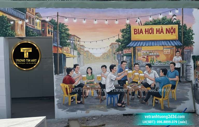 vẽ tranh tường quán bia hơi, vẽ tranh bia hơi hà nội, vẽ tranh tường phố cổ hà nội, tranh tường bia hơi dân dã, vẽ tranh tường quán nhậu, vẽ tranh bia hơi vui nhộn, tranh tường quán bia hơi đẹp, vẽ tranh bia hơi phong cách xưa, vẽ tranh bia hơi 3d, vẽ tranh quán bia hơi cổ điển, mỹ thuật trọng tín vẽ tranh bia hơi, vẽ tranh tường quán bia, vẽ tranh bia hơi hà nội xưa, vẽ tranh tường quán ăn, tranh tường bia hơi ngoài trời, vẽ tranh bia hơi phong cảnh hà nội, tranh tường bia hơi độc đáo, vẽ tranh logo quán bia, vẽ tranh quảng cáo bia hơi, vẽ tranh tường quán bia đẹp